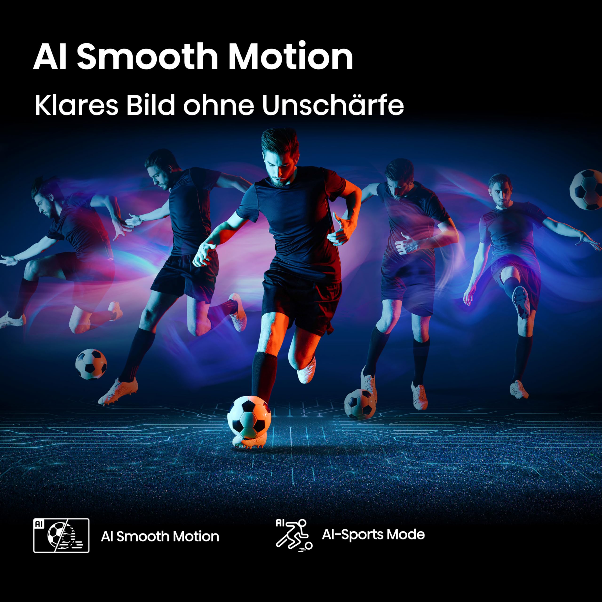 Hisense 55E7Q PRO 55 Zoll 4K QLED TV, 144Hz Game Mode Pro, Dolby Vision IQ