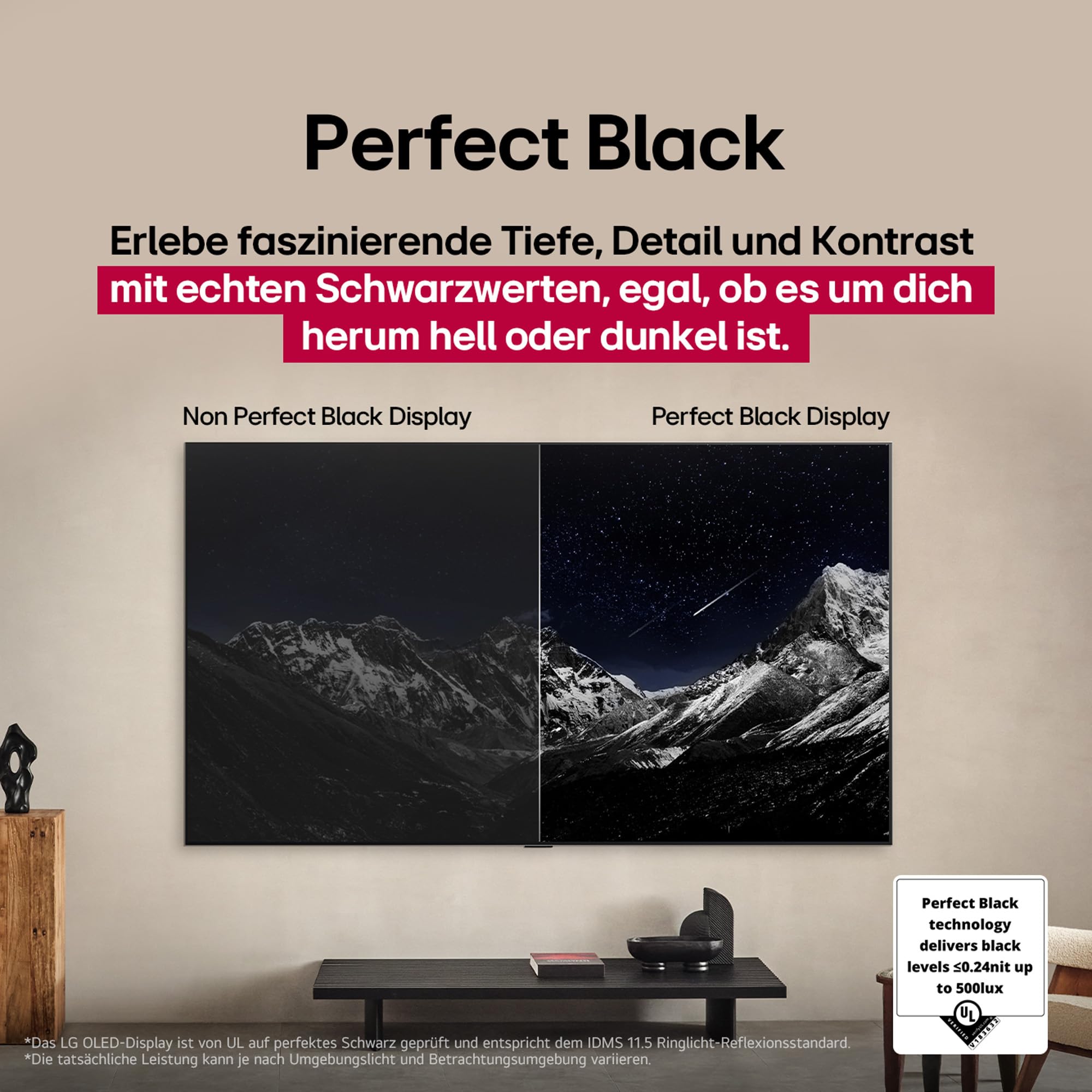 LG OLED65C5ELB 65 Zoll 4K OLED evo AI TV, 120Hz, Dolby Vision/Atmos