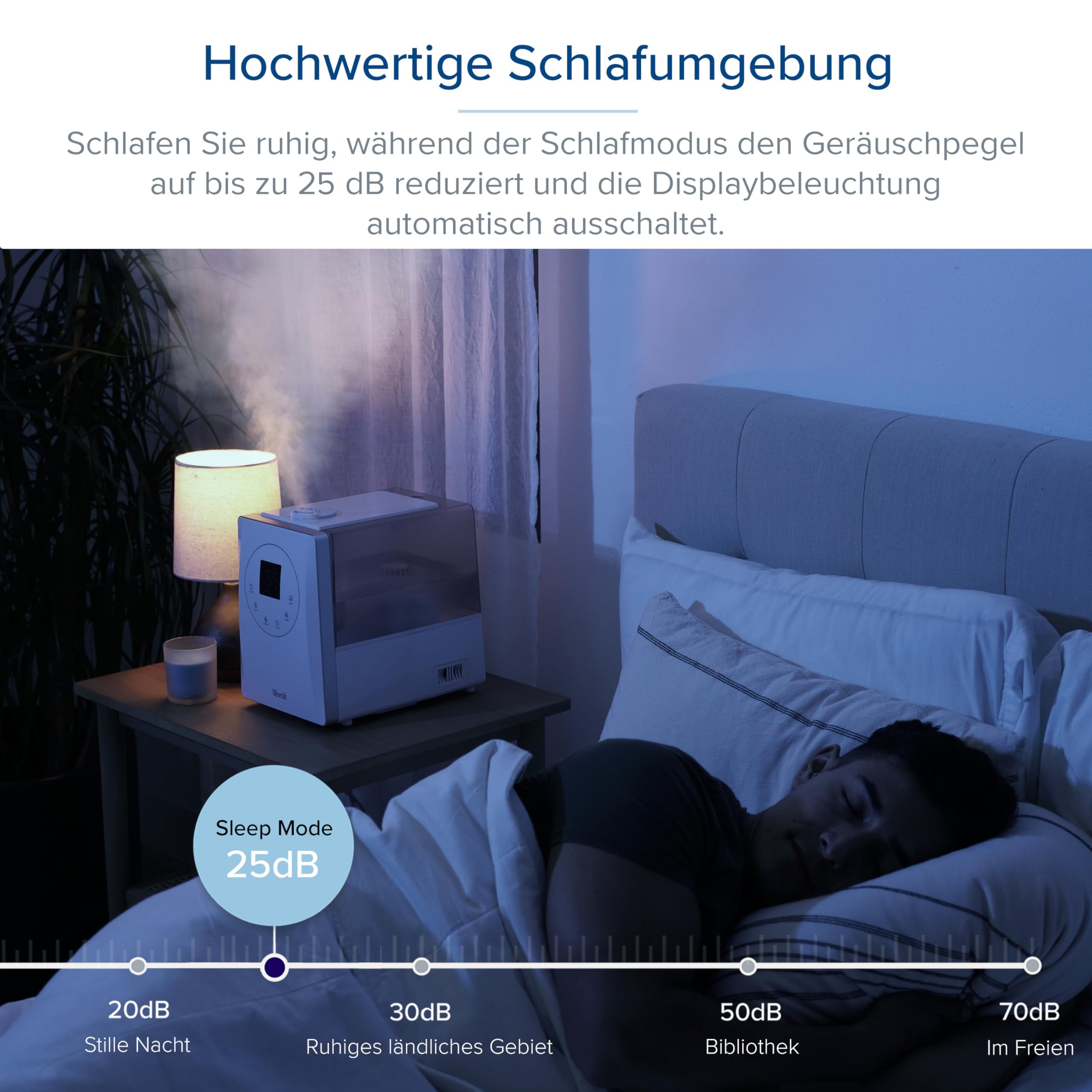Levoit 6L Smart Luftbefeuchter Warm- & Kaltnebel mit App