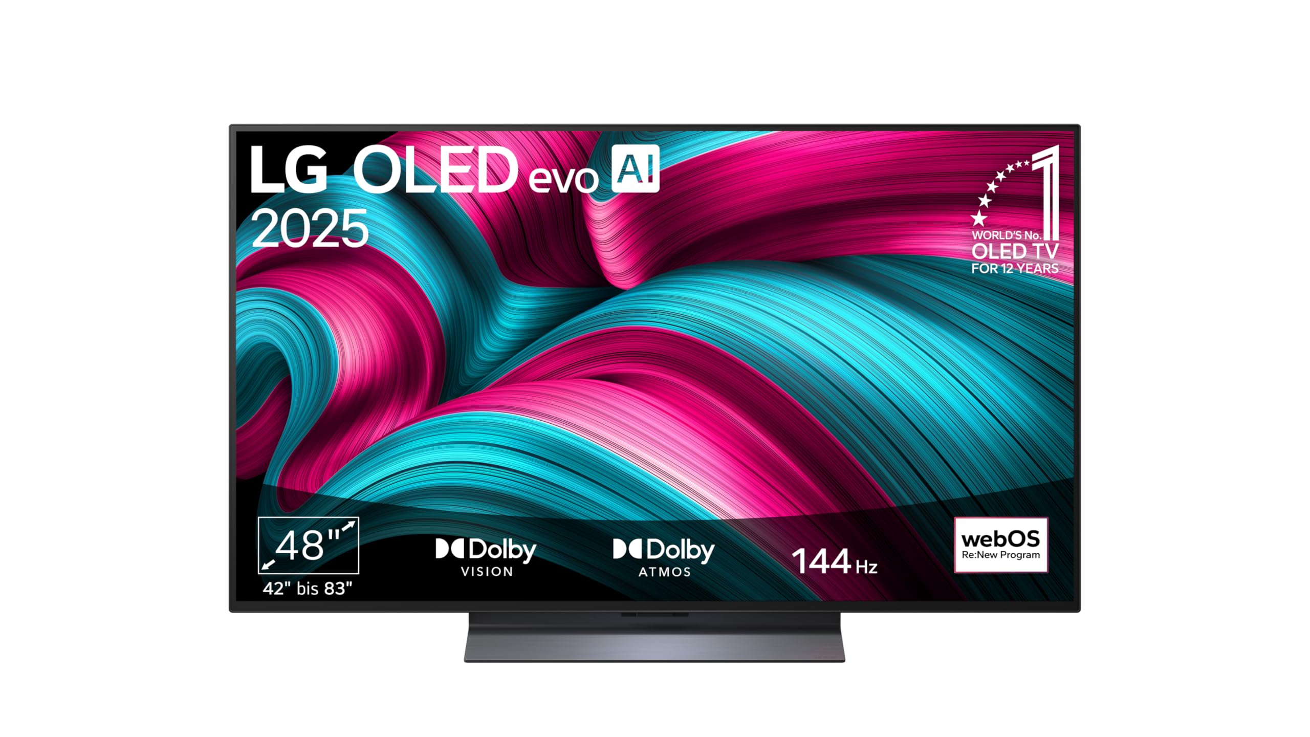 LG OLED65C5ELB 65 Zoll 4K OLED evo AI TV, 120Hz, Dolby Vision/Atmos