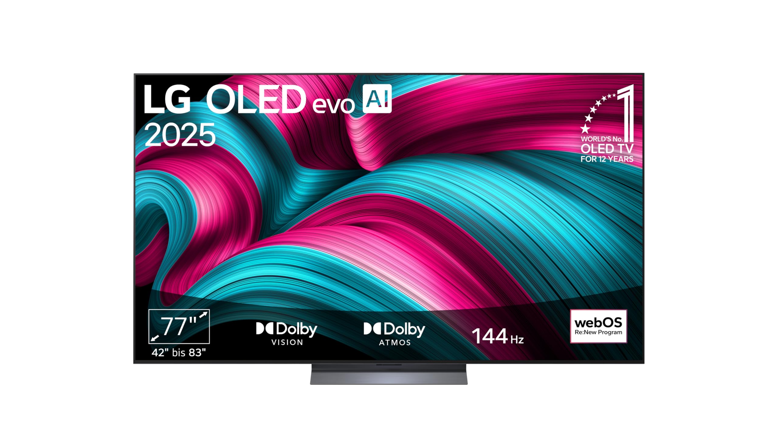 LG OLED65C5ELB 65 Zoll 4K OLED evo AI TV, 120Hz, Dolby Vision/Atmos