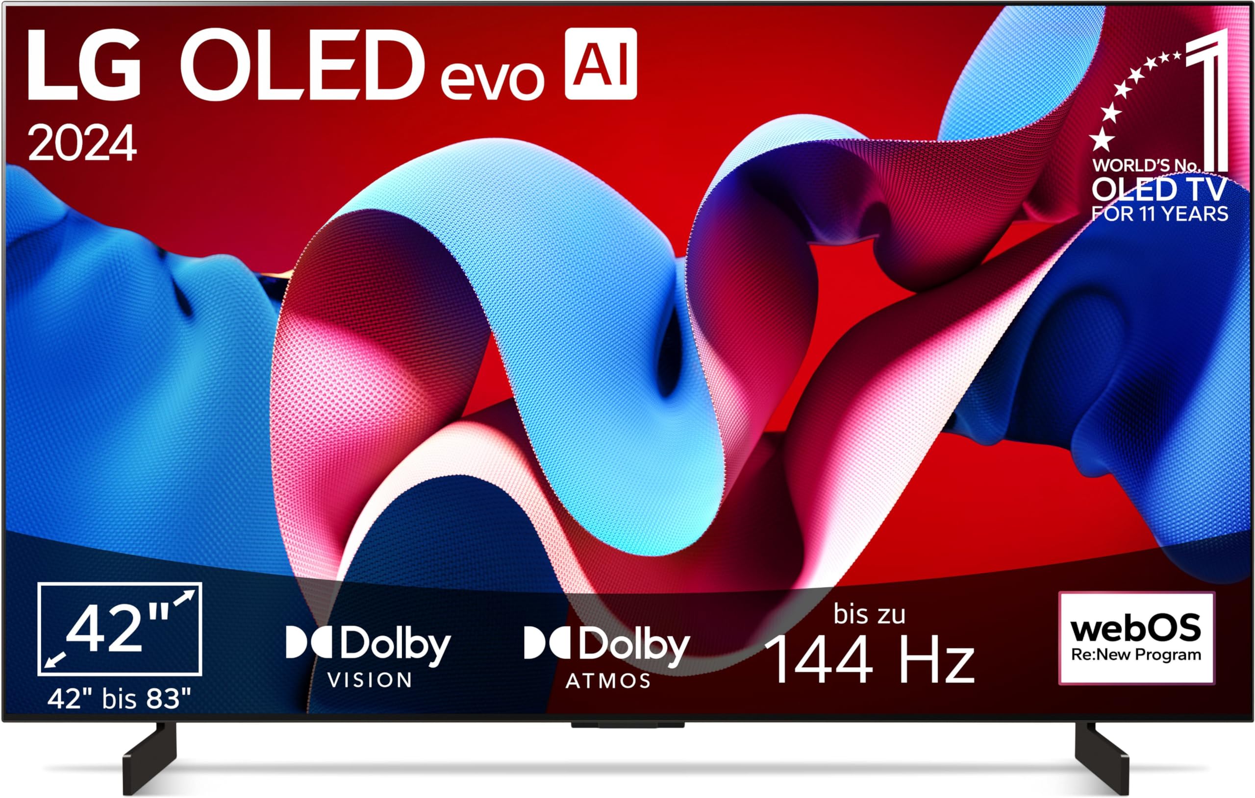 LG OLED65C5ELB 65 Zoll 4K OLED evo AI TV, 120Hz, Dolby Vision/Atmos