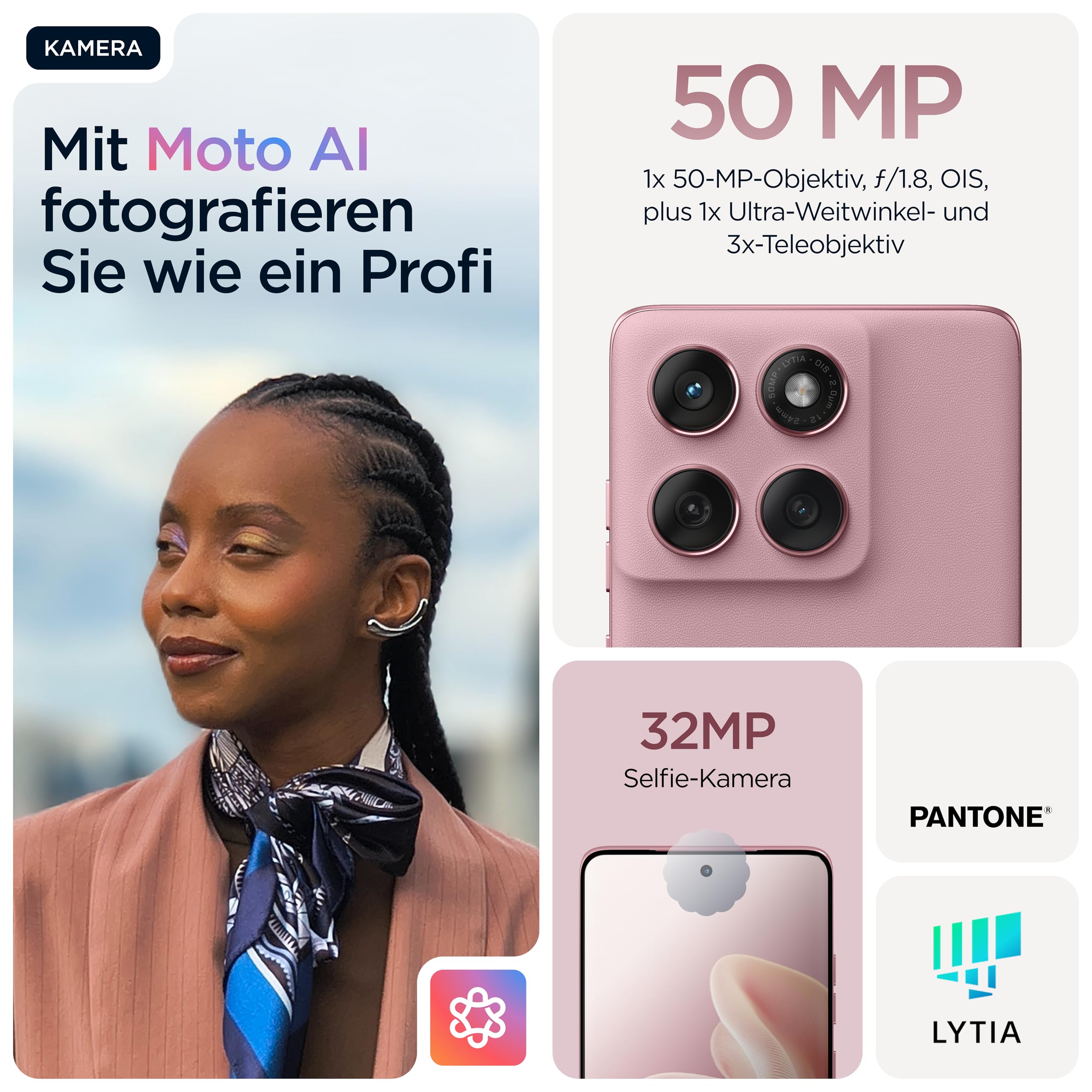 Motorola Edge 60 Pro 5G 8/256GB Shadow 6,7" Super HD Display