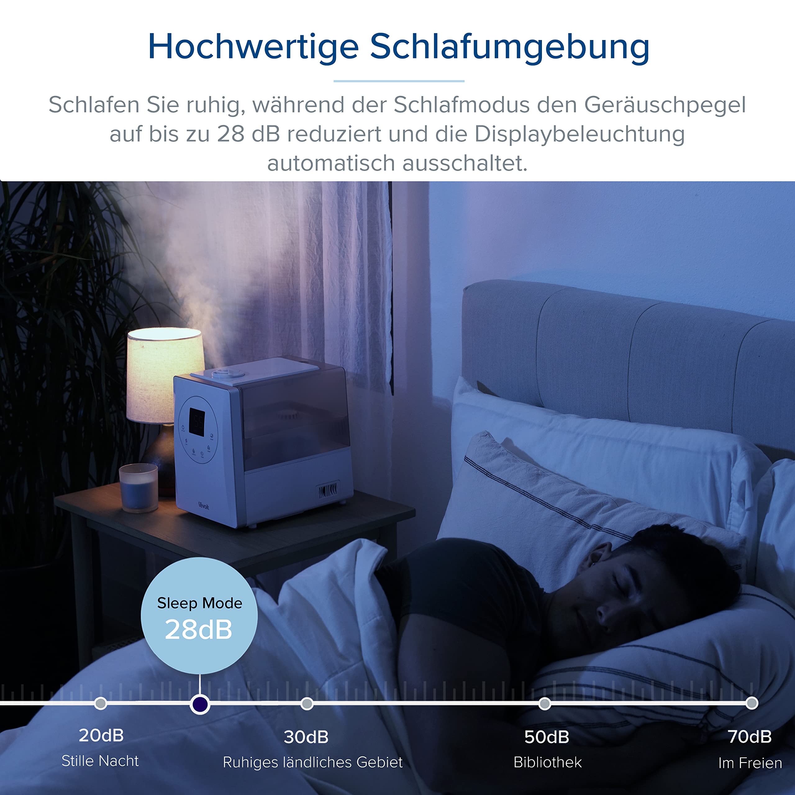 Levoit 6L Smart Luftbefeuchter Warm- & Kaltnebel mit App