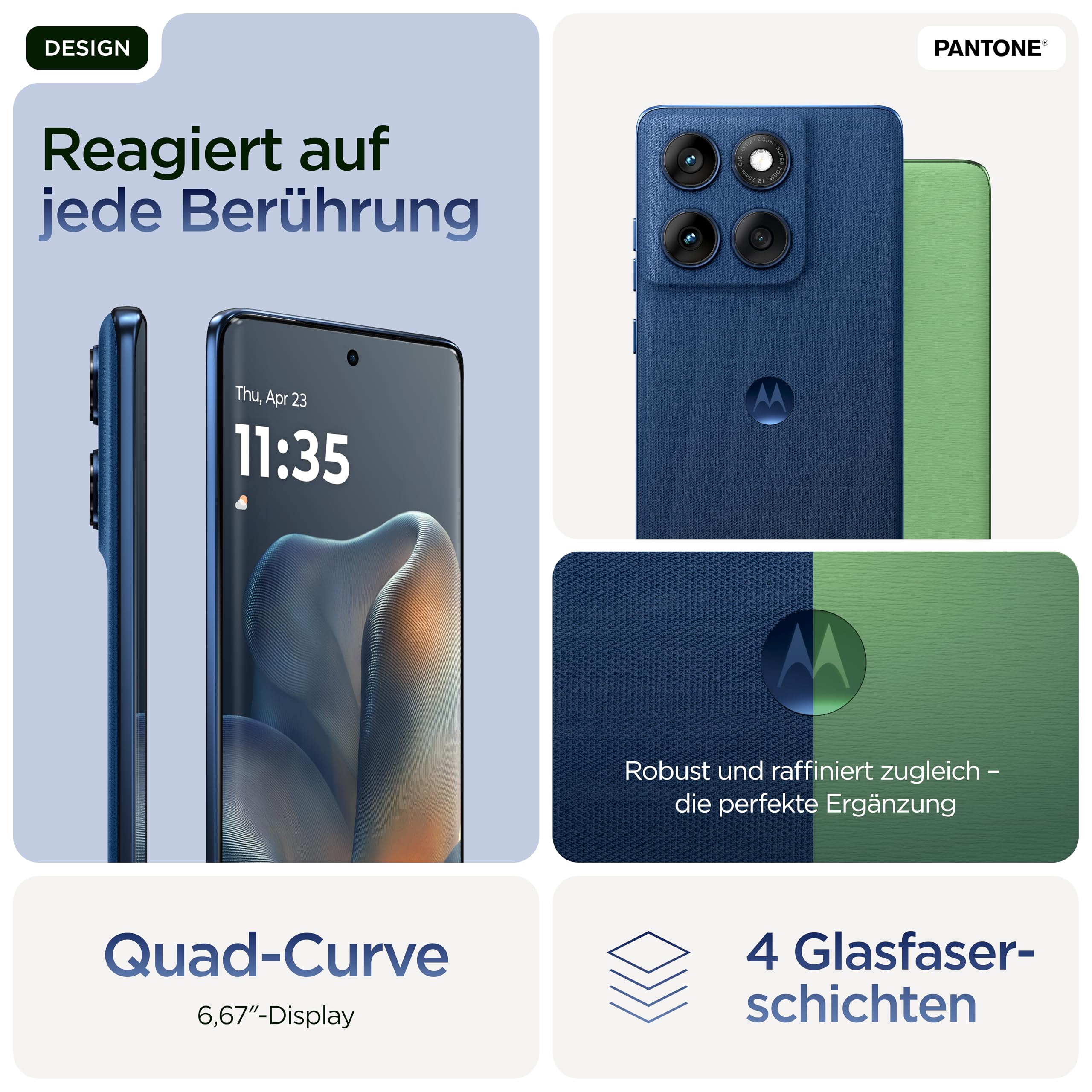 Motorola Edge 60 Pro 5G 8/256GB Shadow 6,7" Super HD Display