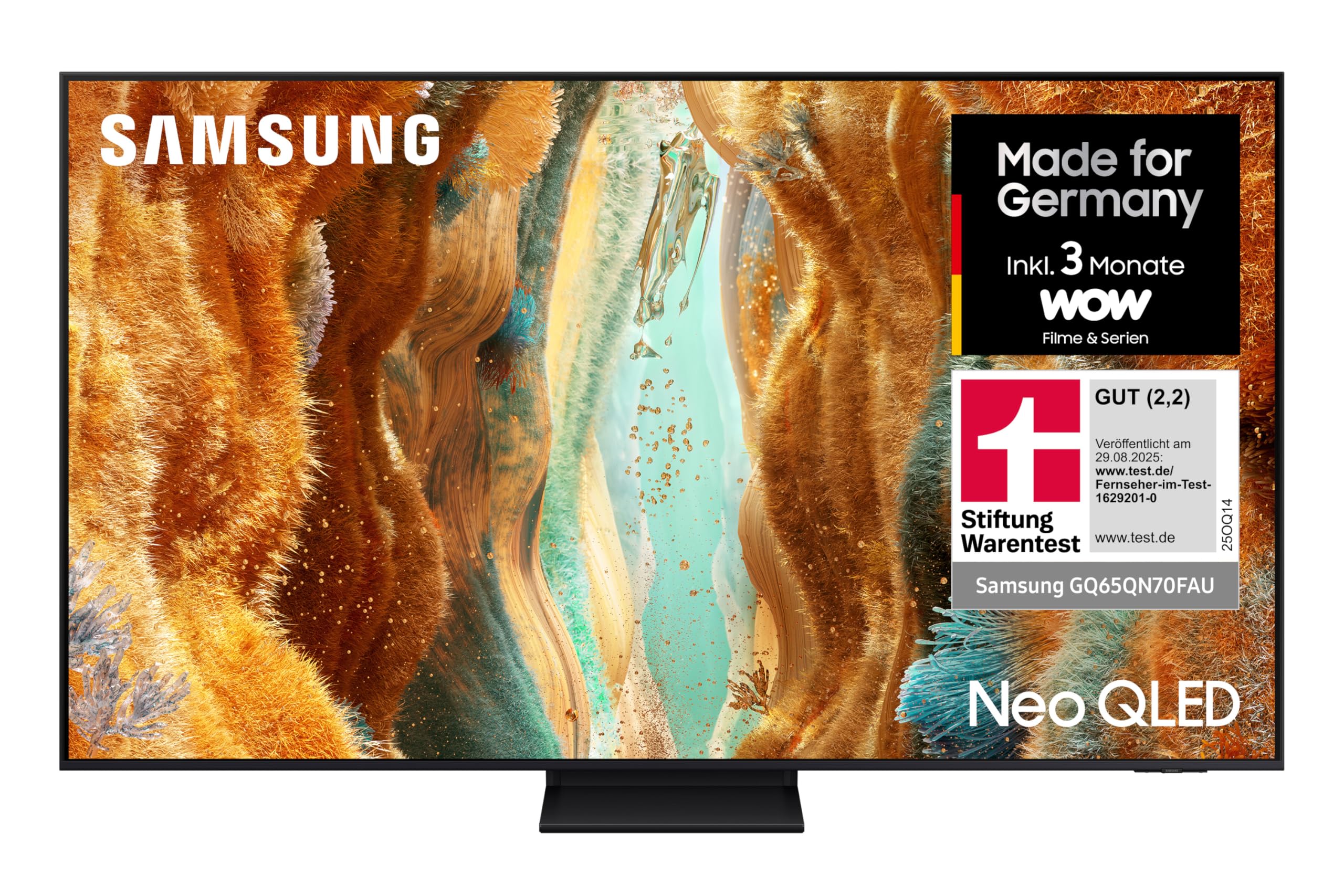 Samsung Neo QLED QN70F 65 Zoll 4K Mini LED TV, 144Hz, AirSlim Design