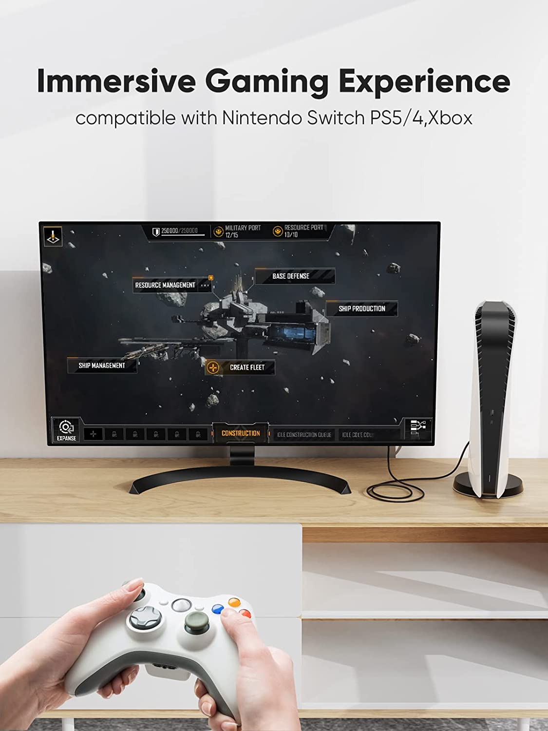 Bidirektionales DVI zu HDMI Kabel DVI-D 24+1 Stecker auf HDMI Stecker 1080p