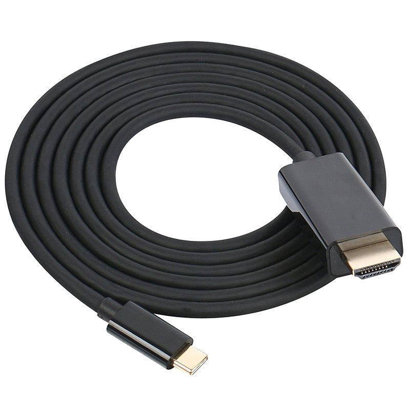 USB-C-Stecker auf HDMI-Stecker Kabel 1,8 m 4K@30Hz USB-C 3.1 vergoldet