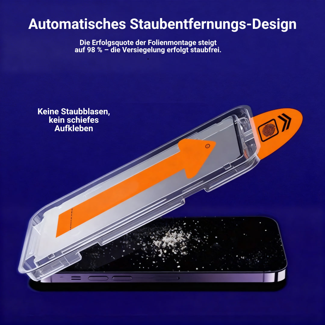 Full Cover Schutzglas für Xiaomi mit One-Click Installation – HD, Oleophob, 9H