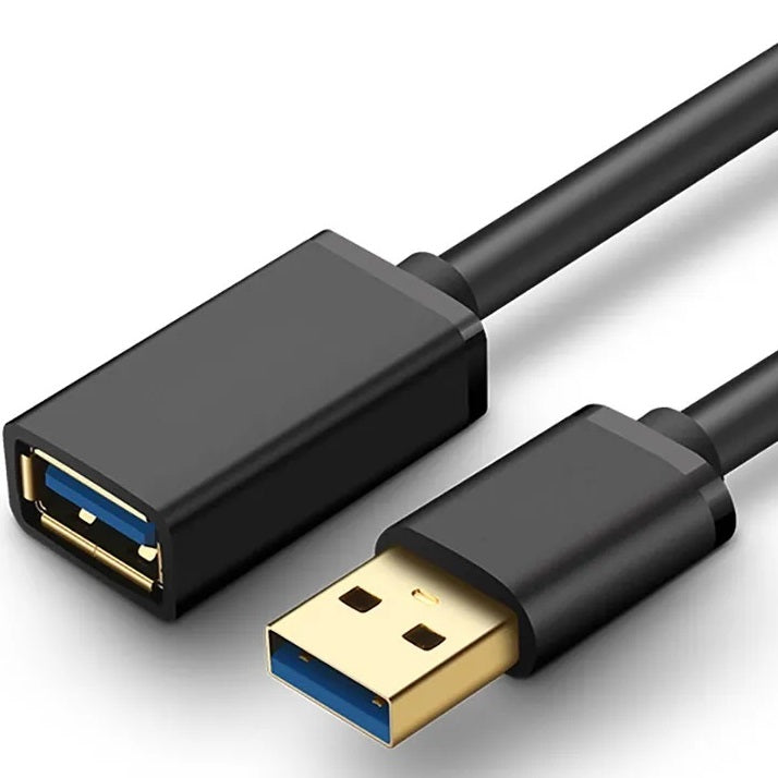 Verlängerungskabel USB 3.0 USB-A Stecker zu USB-A Buchse USB Kabel Vergoldet