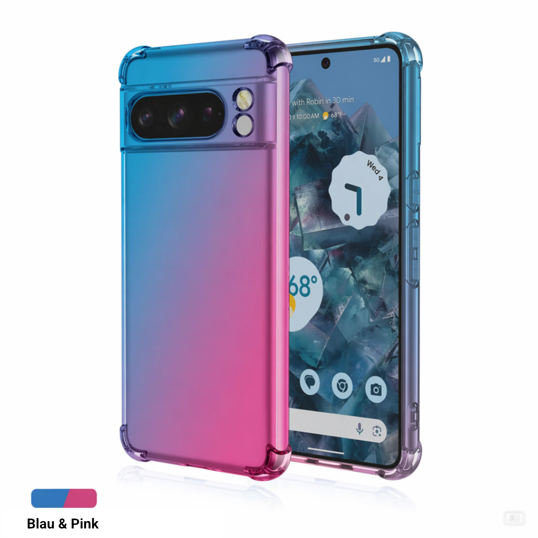 Gradient Airbag TPU Hülle für Pixel 10/9/8/7/6 – stoßfest