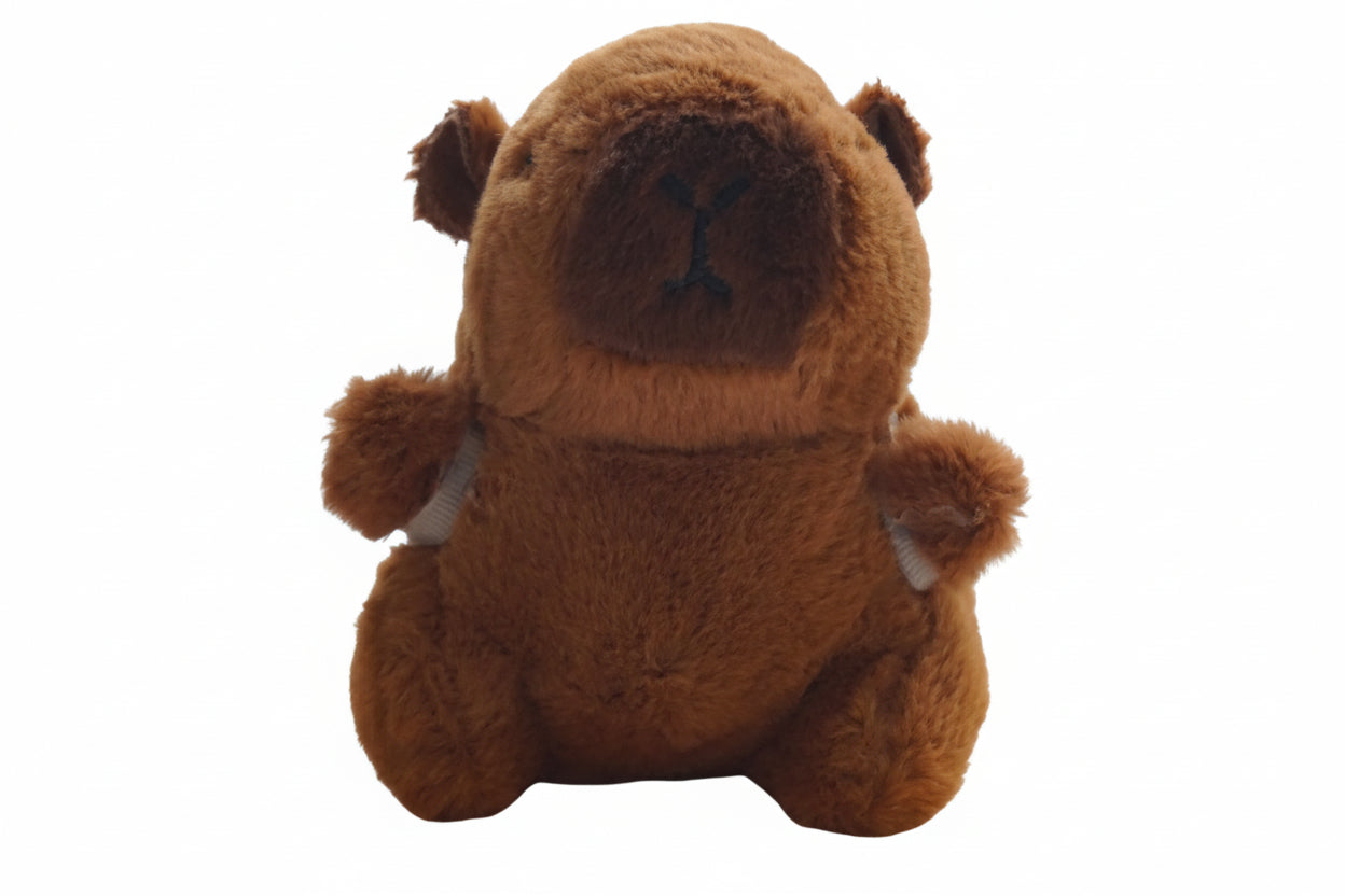 Capy Buddy – Capybara Plüsch-Anhänger für Tasche & Rucksack