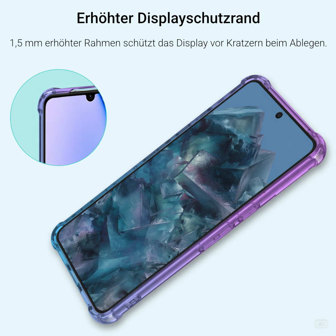 Gradient Airbag TPU Hülle für Pixel 10/9/8/7/6 – stoßfest