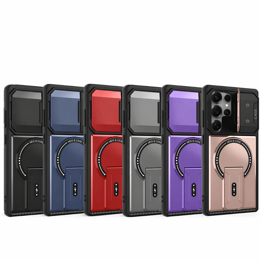 Armor Hülle für Samsung Galaxy: Kameraschutz, Ständer & Magnet-Ring