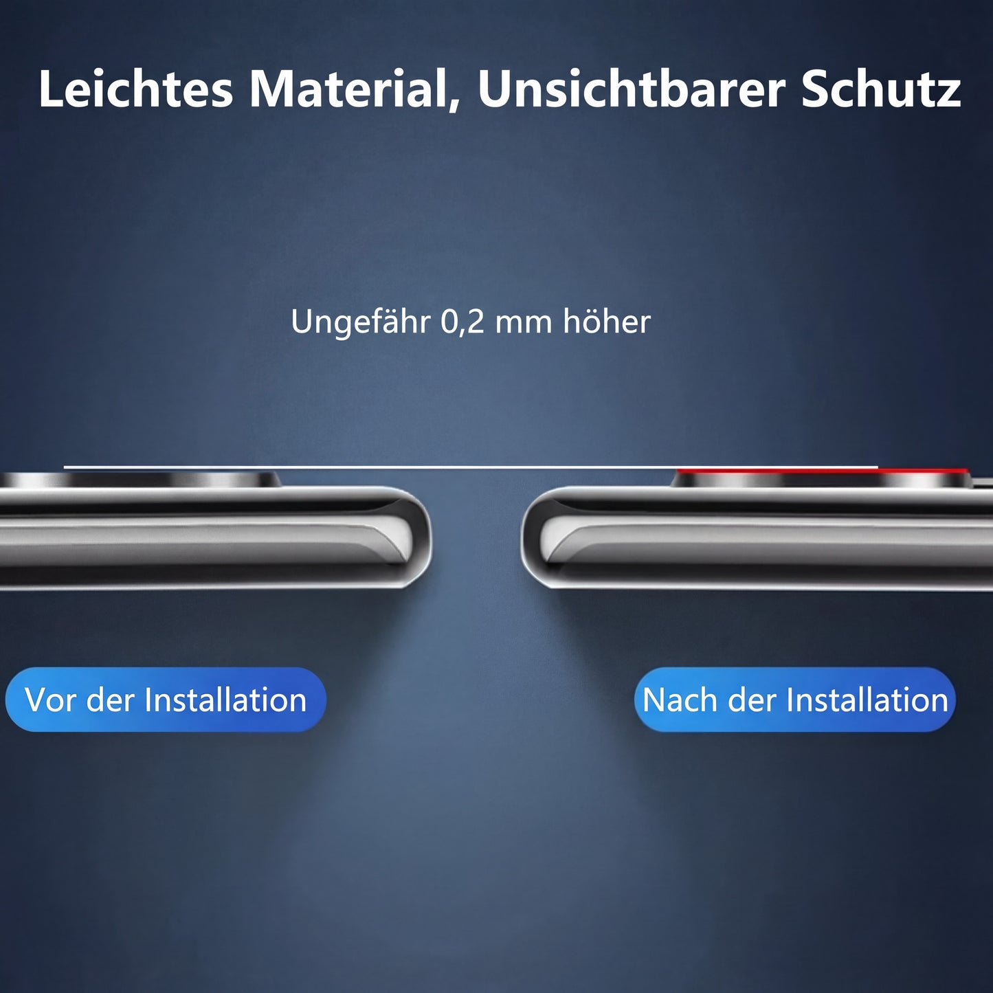 Kamera-Schutzglas 3D Schwarz für Google – Pixel 9/10 Pro XL