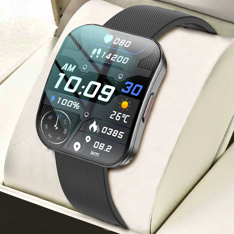 VALDUS VS61 PRO Smartwatch mit AMOLED, Blutdruck- & SpO2-Messung, IP68