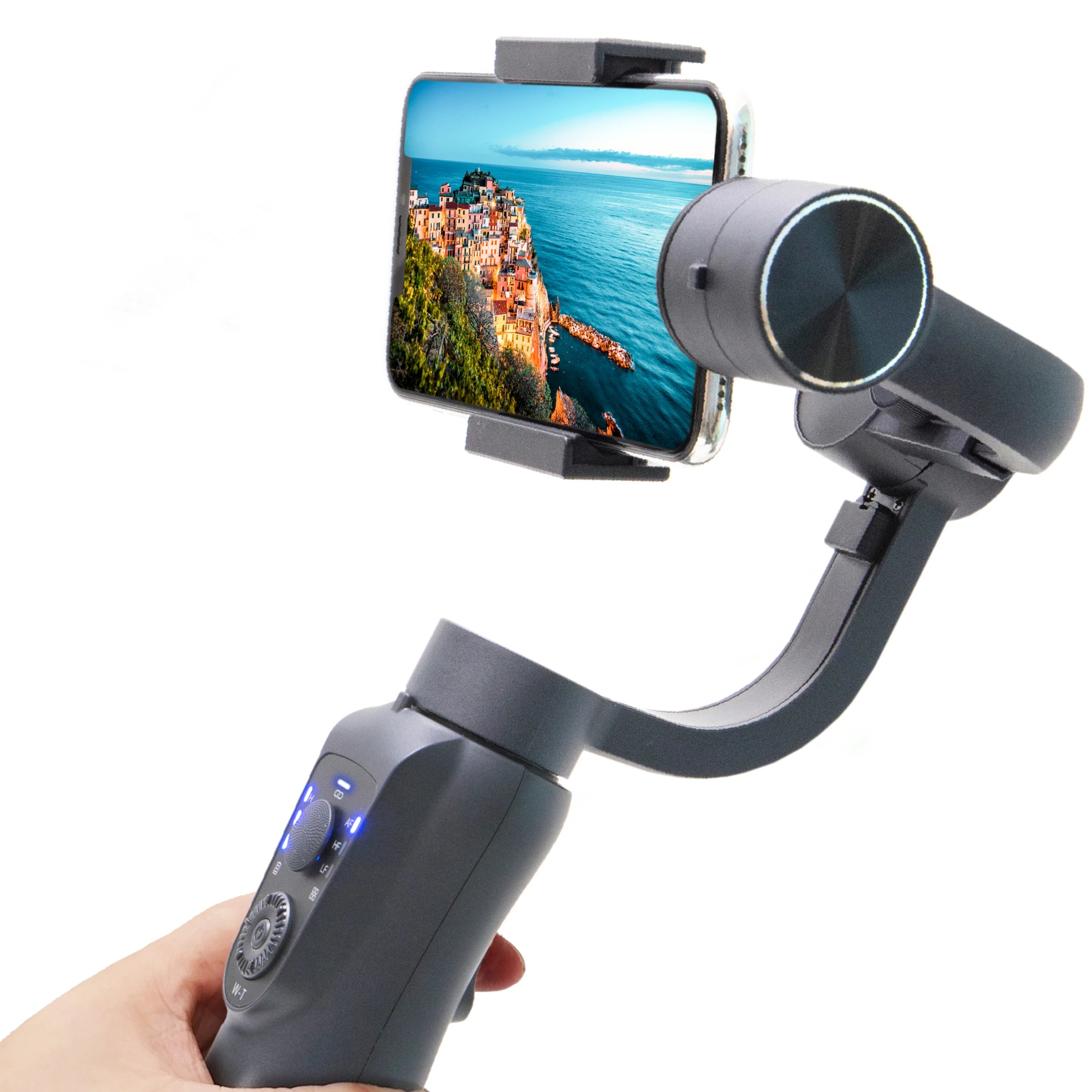 S5B 3-Achsen Smartphone-Gimbal mit Face Tracking & Stativ (Tripod)