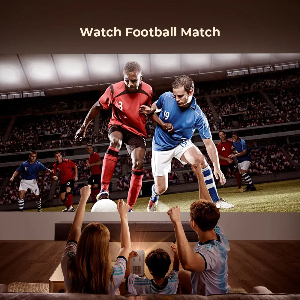 ELEX-SMART-BEAM-X15 Smart Mini Beamer 720p HD mit Android 11 & WiFi