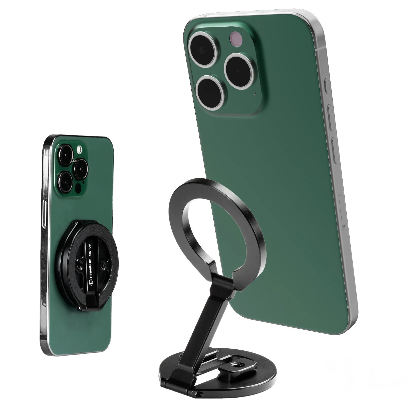 FANAUE MS-05 Magnetischer Handyhalter, doppelseitig, Aluminium