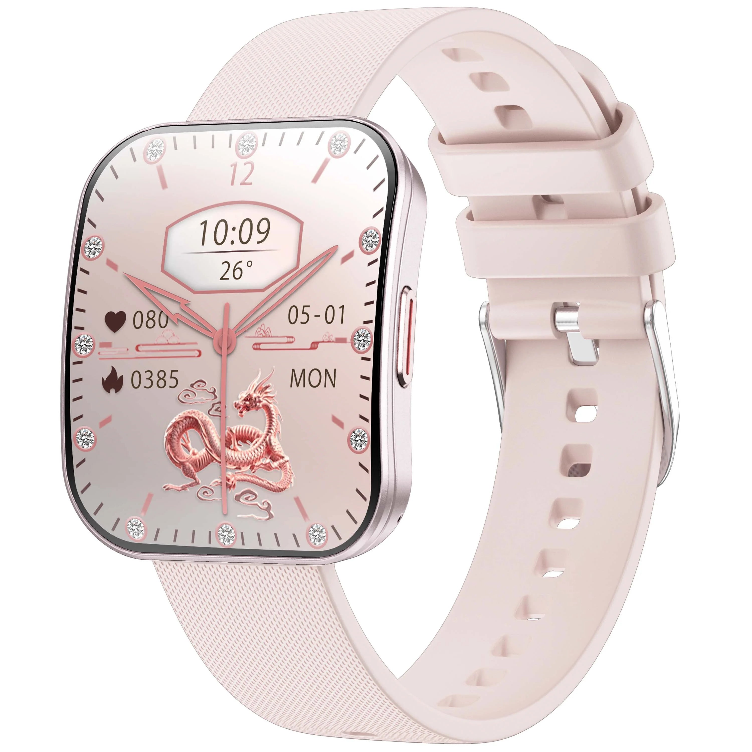 VALDUS VS61 PRO Smartwatch mit AMOLED, Blutdruck- & SpO2-Messung, IP68