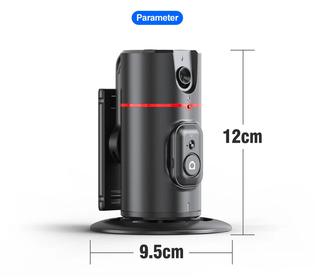 Face-Tracking Stativ 360° – Gestensteuerung & Remote | BT 5.1