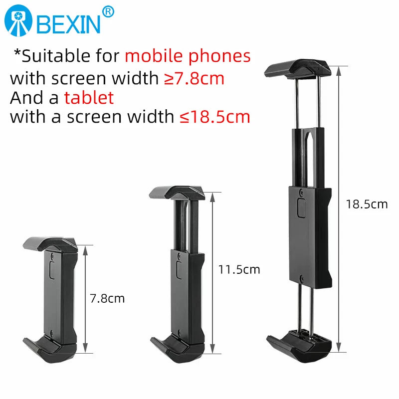 BEXIN MS06+PH-06 Mini Tischstativ für Smartphone & Tablet (265mm)