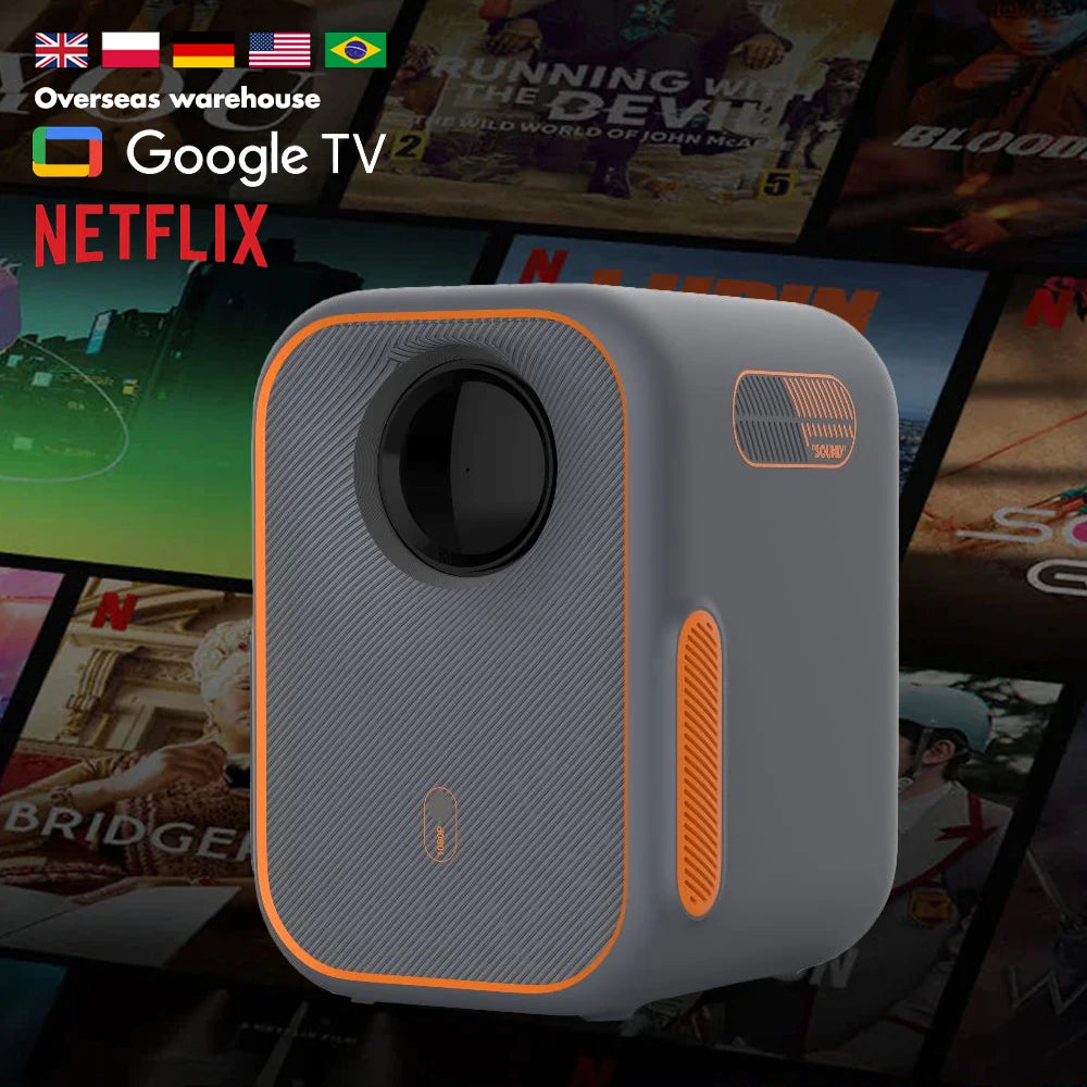 ELEX-GTV-BEAM-MINI – 1080p FHD Mini Beamer mit Google TV (2+16 GB, WiFi 5)