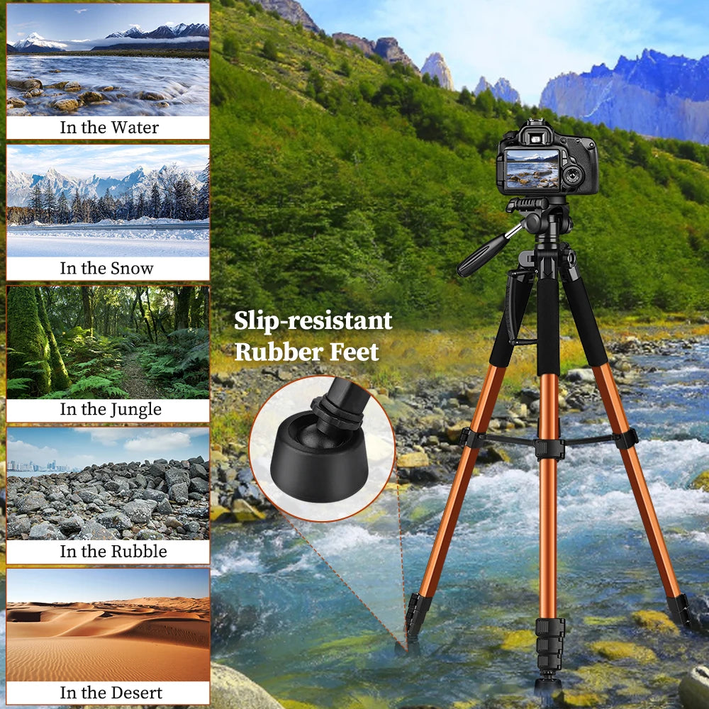 Alu Kamerastativ 184cm Reisestativ 6,8kg 360° mit Wasserwaage