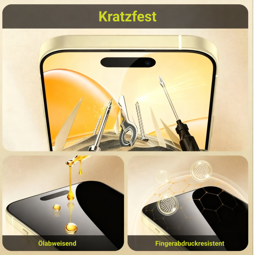 Schutzglas 9H mit Staubfrei-Installationskit für Google (6a–10 Pro XL)