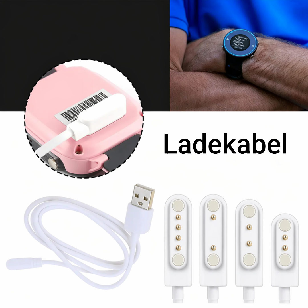 Magnetisches Ladekabel für Smartwatch & Fitness-Tracker, 2/4-Pin