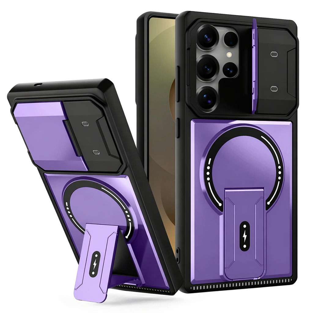 Armor Hülle für Samsung Galaxy: Kameraschutz, Ständer & Magnet-Ring