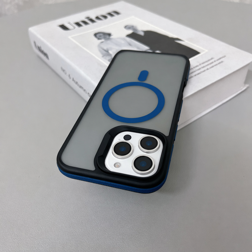 Magnetische Schutzhülle Matt Transparent für iPhone 11–16 Pro Max