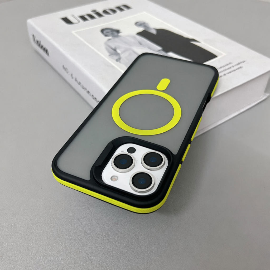 Magnetische Schutzhülle Matt Transparent für iPhone 11–16 Pro Max