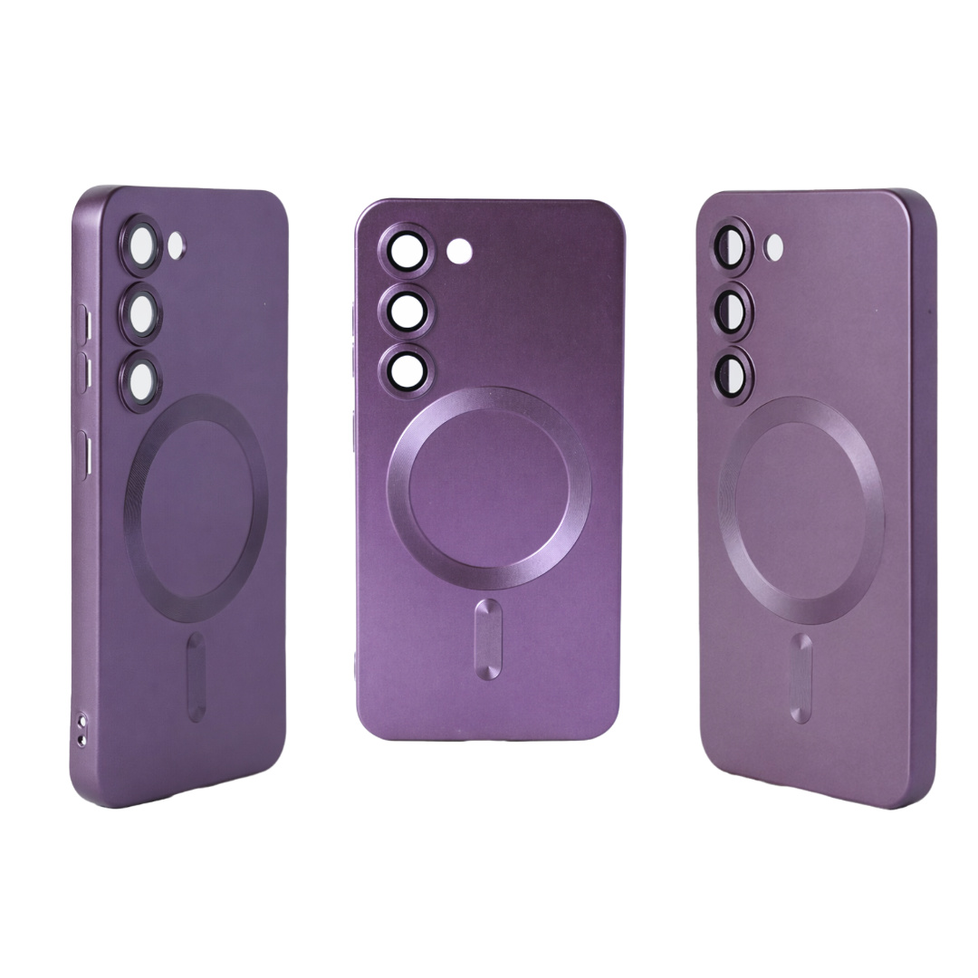 Magnetische Silikon-Hülle für Samsung Galaxy – Slim, 7 Farben, Soft