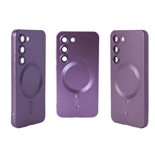 Magnetische Silikon-Hülle für Samsung Galaxy – Slim, 7 Farben, Soft