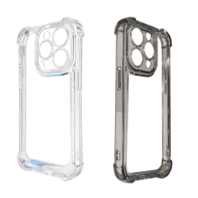 Transparente Silikon Hülle für iPhone 17 16 15 14 13 Pro Max Klar