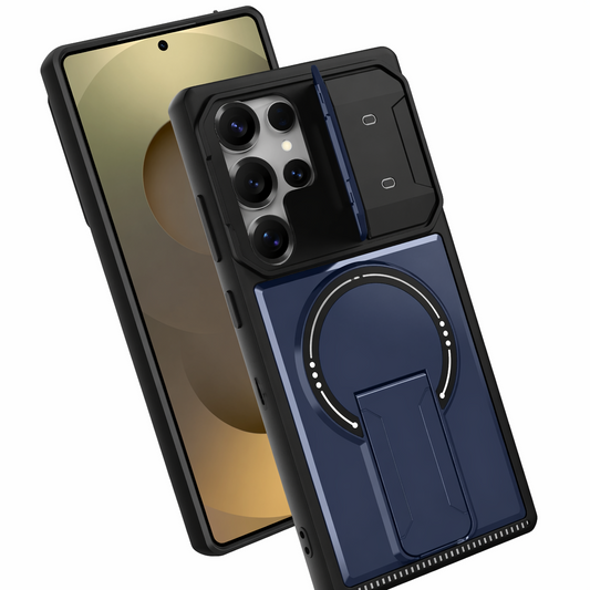 Armor Hülle für Samsung Galaxy: Kameraschutz, Ständer & Magnet-Ring