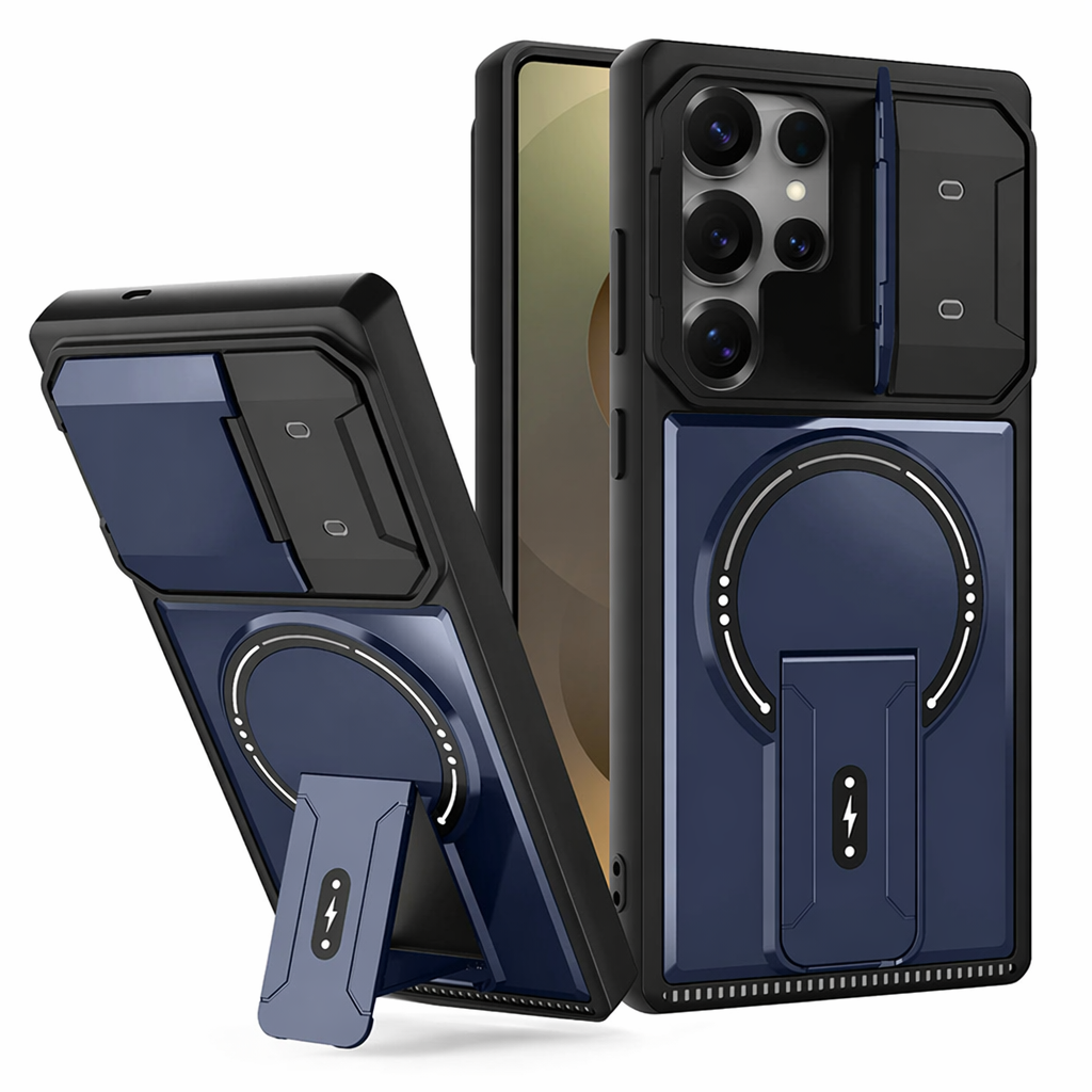 Armor Hülle für Samsung Galaxy: Kameraschutz, Ständer & Magnet-Ring