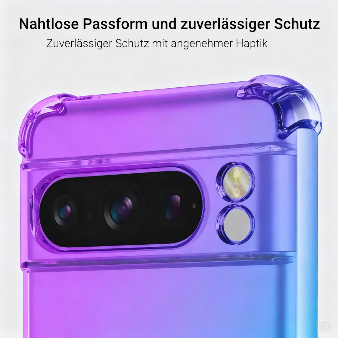 Gradient Airbag TPU Hülle für Pixel 10/9/8/7/6 – stoßfest