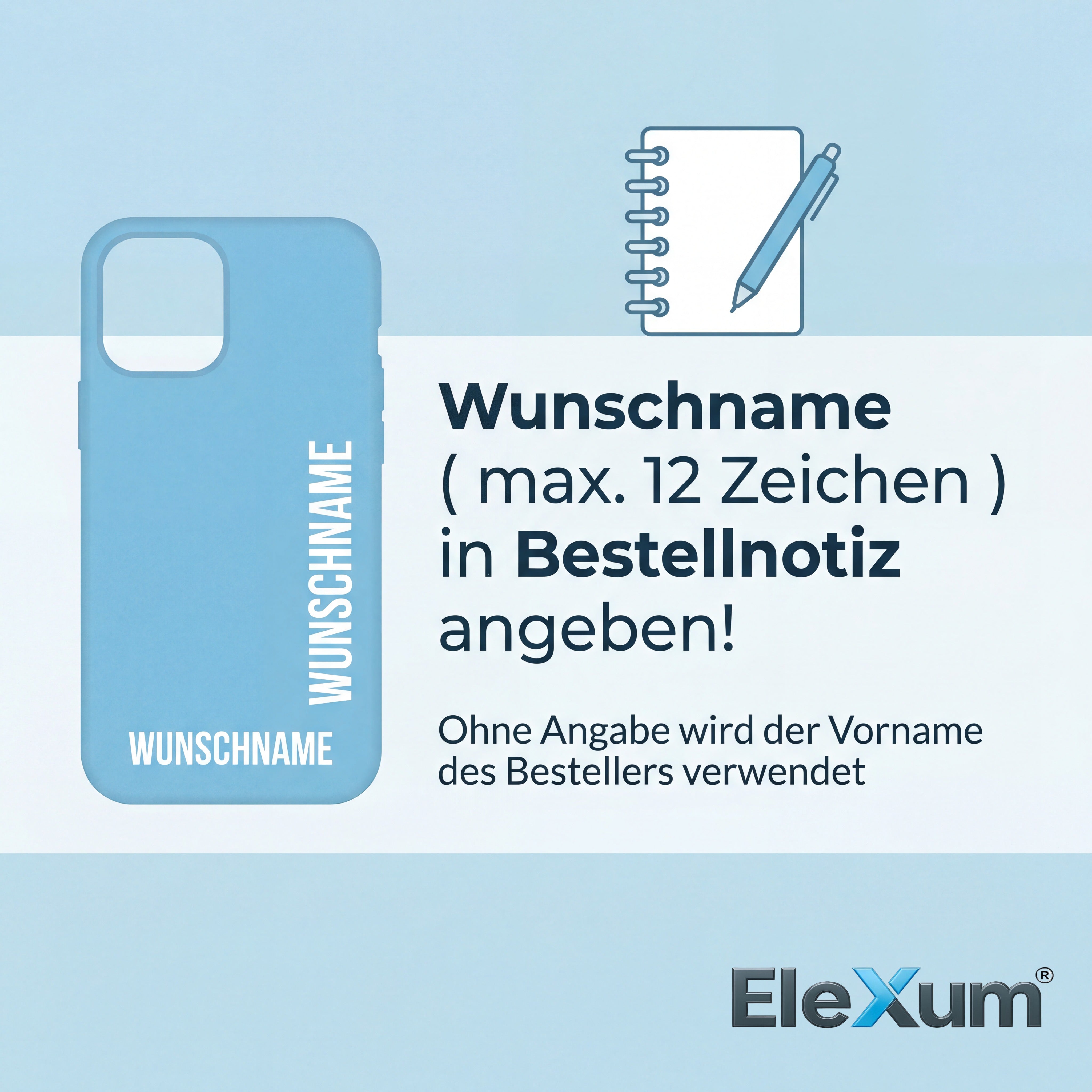 Personalisierte iPhone Hülle mit 3D Herz & Namen – weich & stoßfest