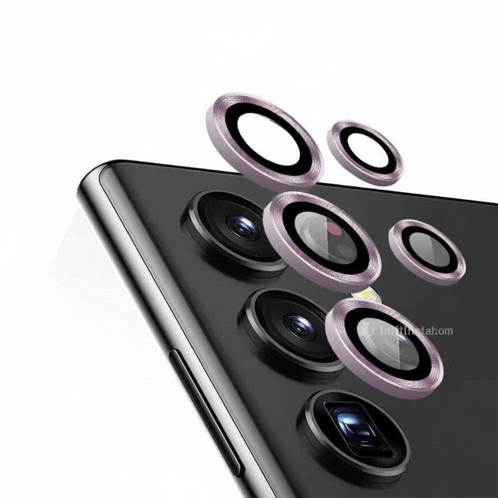 Kamera-Objektivschutz für Samsung Galaxy S22/23/24 Alu-Ring + Glas