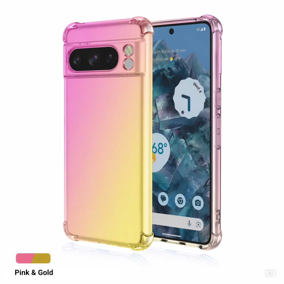 Gradient Airbag TPU Hülle für Pixel 10/9/8/7/6 – stoßfest