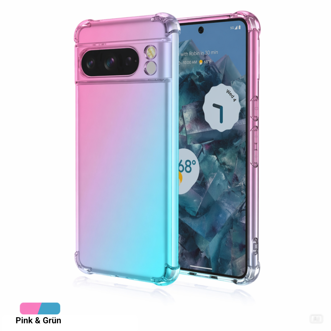 Gradient Airbag TPU Hülle für Pixel 10/9/8/7/6 – stoßfest