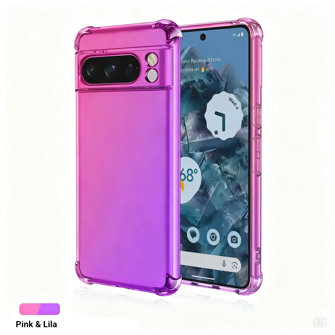 Gradient Airbag TPU Hülle für Pixel 10/9/8/7/6 – stoßfest