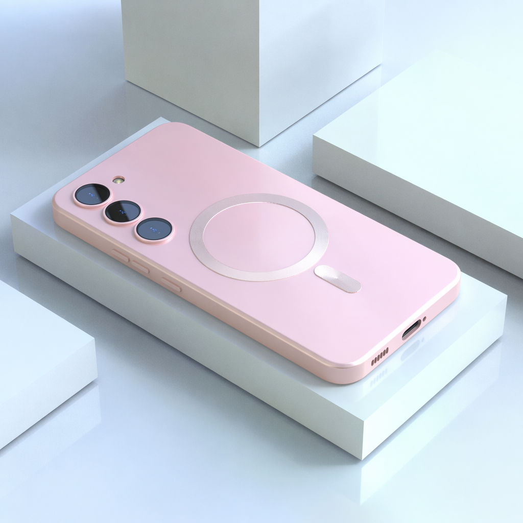 Magnetische Silikon-Hülle für Samsung Galaxy – Slim, 7 Farben, Soft