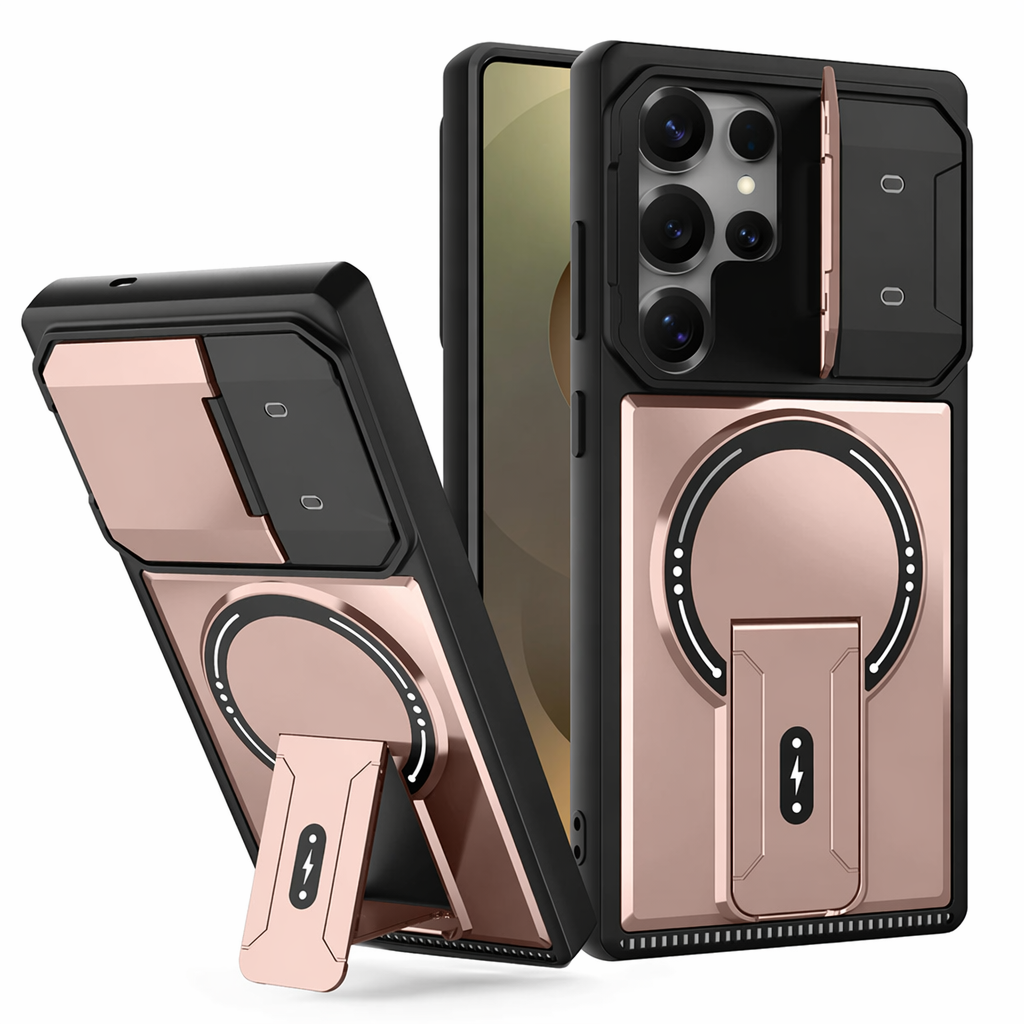 Armor Hülle für Samsung Galaxy: Kameraschutz, Ständer & Magnet-Ring