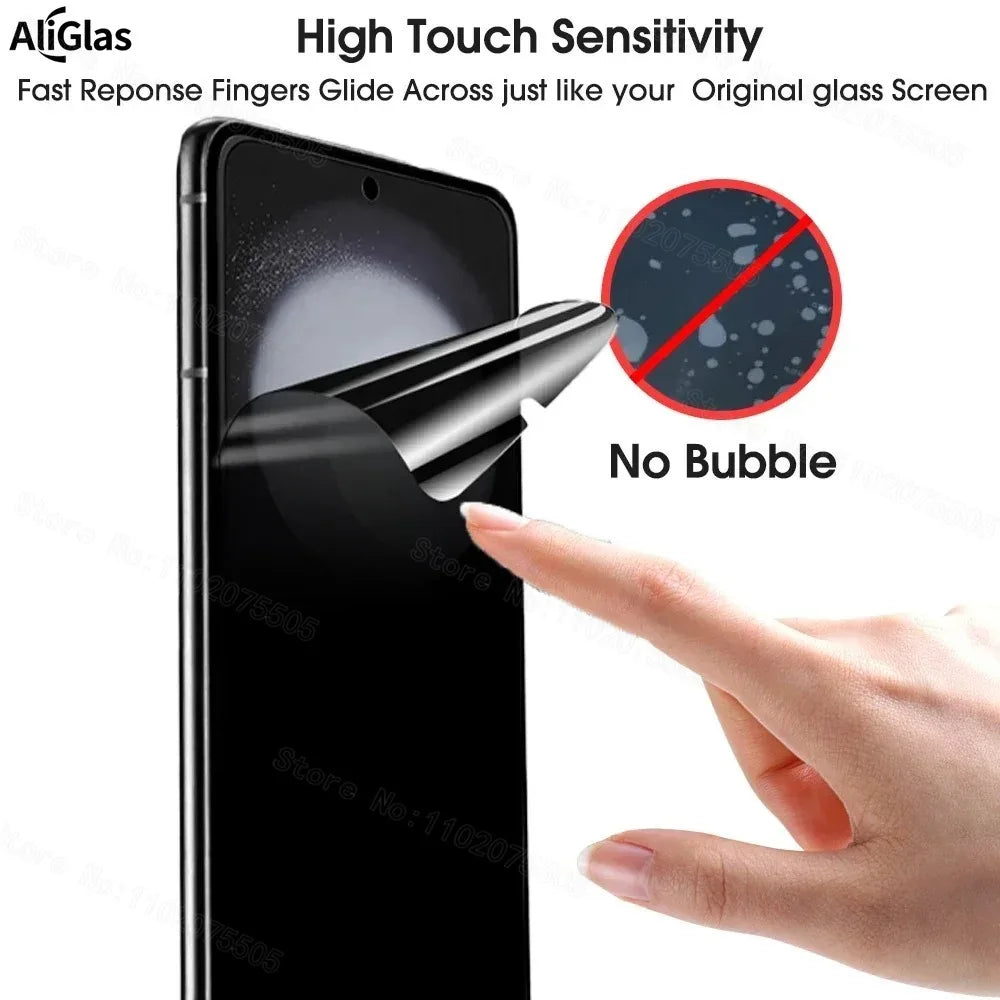 Privacy Schutzfolien Set für Z Flip 7/6/5/4 – Hydrogel & Kameraschutz