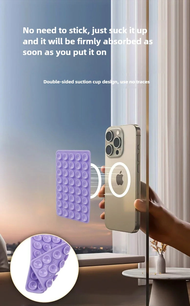 Doppelseitiger Saugnapf Handyhalter Silikon – Universal Smartphone Grip
