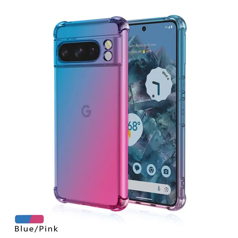 Gradient Airbag TPU Hülle für Pixel 10/9/8/7/6 – stoßfest