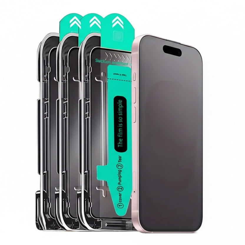 Mattes Schutzglas 3er-Set für iPhone 16 15 14 13 12 11 Pro Max Anti-Glare